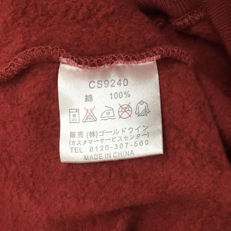 チャンピオン Champion トレーナー 長袖 CS9240 長袖スウェット プルオーバー トレーナー L ロゴ、文字 えんじ / ワインレッド / メンズ USED 古着 中古 10111042
