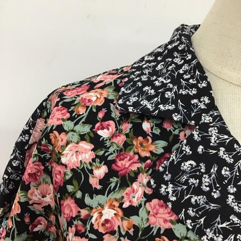 ジュエティ jouetie シャツ、ブラウス 半袖 081920400901-1 クレイジーパターンオーバーシャツ M 花柄 マルチカラー / マルチカラー / レディース USED 古着 中古 10112132