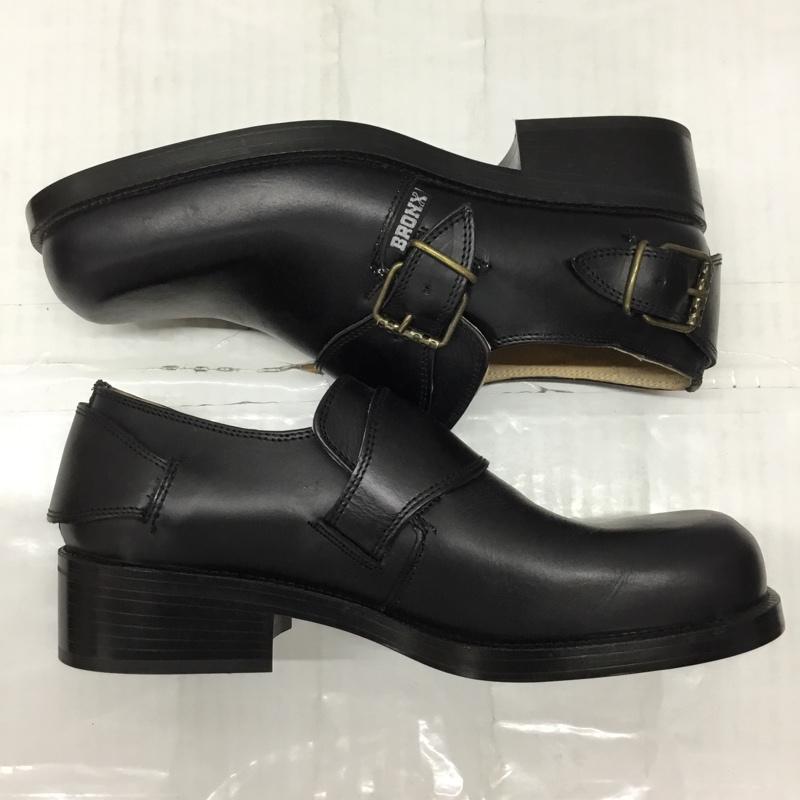 ブロンクス BRONX 革靴 革靴 モンクストラップ モンクシューズ 40 無地 黒 / ブラック / メンズ USED 古着 中古 10119640