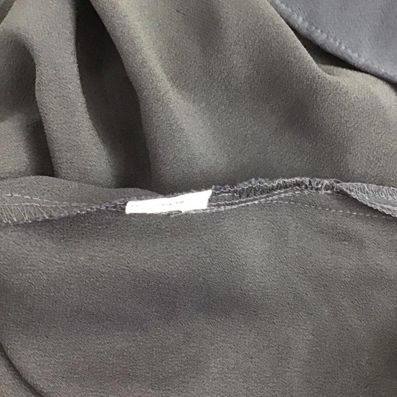 ザラウーマン ZARA WOMAN シャツ、ブラウス 長袖 長袖シャツ 無地シャツ スタンドカラーシャツ M 無地 紺 / ネイビー / レディース USED 古着 中古 10129534