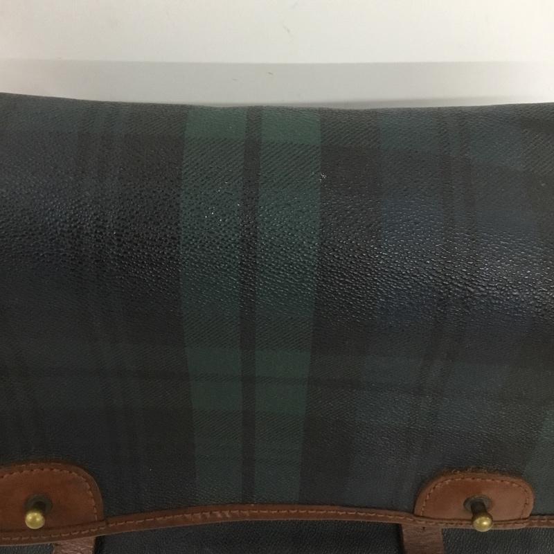 ポロラルフローレン POLO RALPH LAUREN ショルダーバッグ ショルダーバッグ チェック 緑 / グリーン / X 紺 / ネイビー / X 茶 / ブラウン / レディース USED 古着 中古 10138855