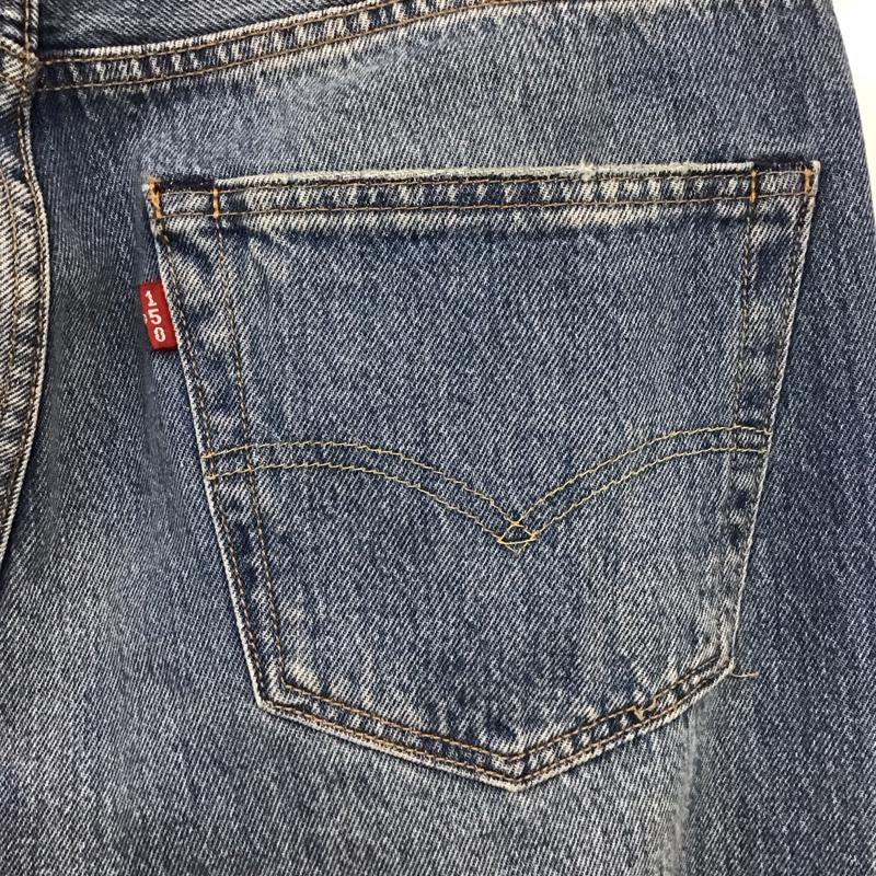 リーバイストラウスアンドコー Levi Strauss & co. パンツ デニム、ジーンズ デニムパンツ ストレートパンツ スリムパンツ ダメージパンツ 32インチ ダメージ加工 インディゴ / インディゴ /  メンズ USED 古着 中古 10123971
