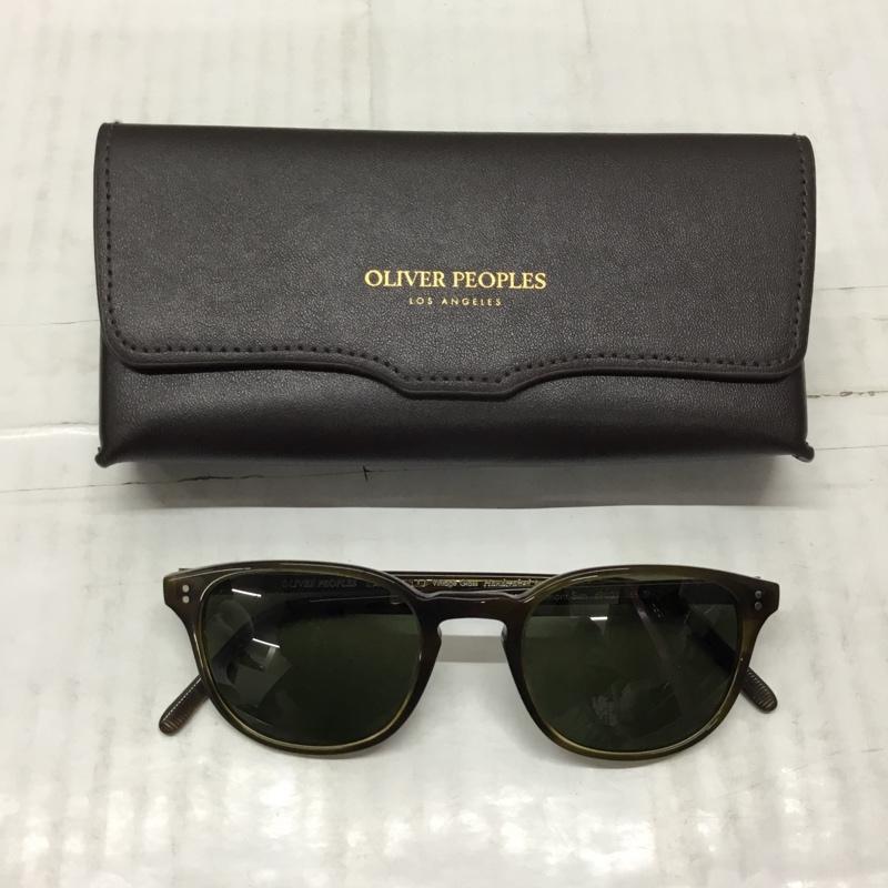 オリバーピープルズ OLIVER PEOPLES めがね・サングラス サングラス OV5219S Fairmont Sun 無地 カーキ / カーキ / メンズ USED 古着 中古 10113731
