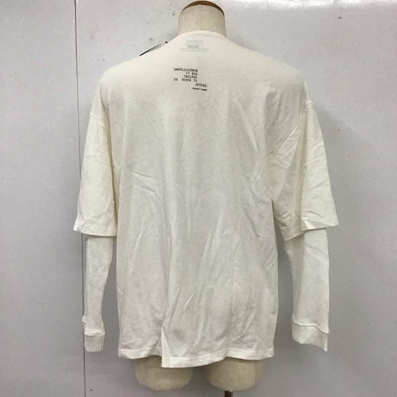 インヘリット INHERIT カットソー 長袖 長袖 L 無地 白 / ホワイト /  メンズ USED 古着 中古 10112699