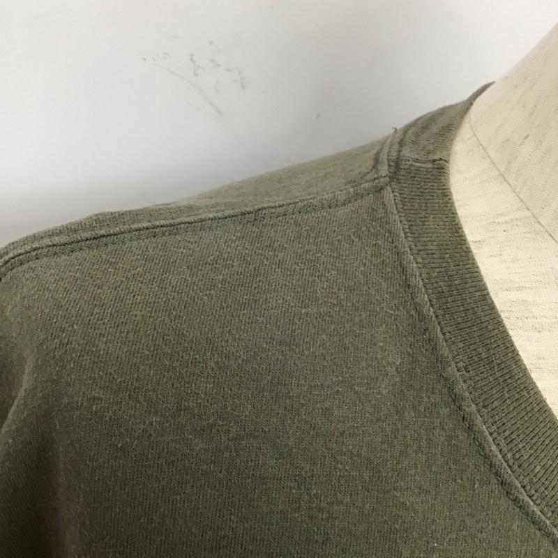 ハーレーダビッドソン Harley-Davidson Tシャツ 半袖 半袖カットソー プリントTシャツ クルーネックカットソー プリント カーキ / カーキ /  メンズ USED 古着 中古 10109833