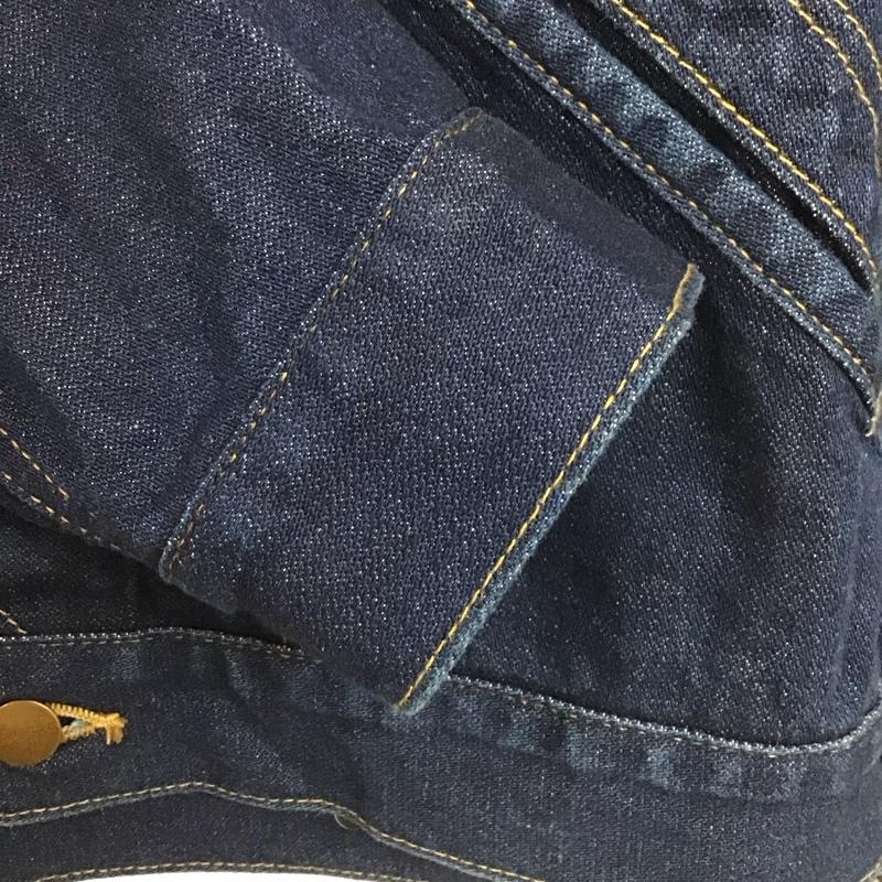 ローリーズファーム LOWRYS FARM ジャケット、上着 ジャケット、ブレザー デニムジャケット Gジャン Wrangler M 無地 インディゴ / インディゴ / レディース USED 古着 中古 10138167
