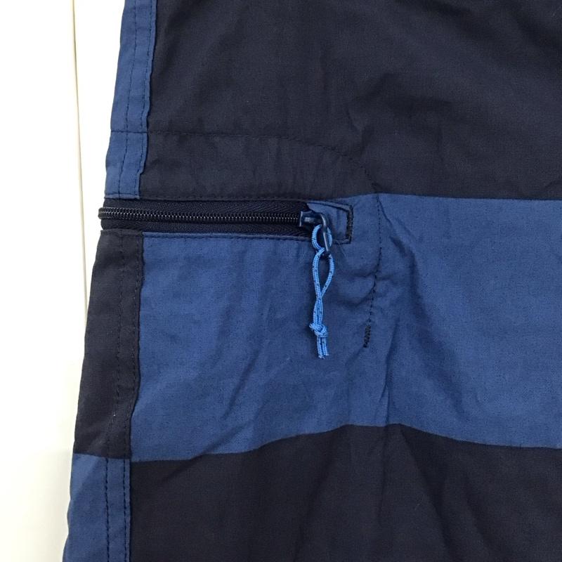 パタゴニア patagonia パンツ ショートパンツ 86621sp17 ショートパンツ ハーフパンツ 33インチ ボーダー柄 青 / ブルー / メンズ USED 古着 中古 10130817