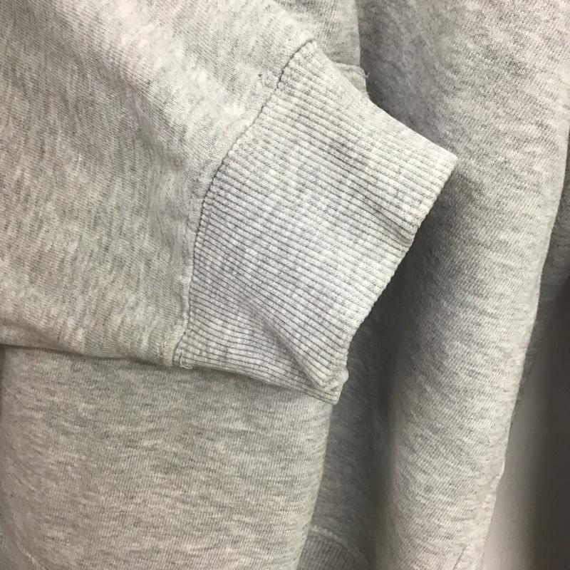 ステューシー STUSSY パーカー 長袖 長袖パーカー プルオーバーパーカー スウェット L ロゴ、文字 灰 / グレー / メンズ USED 古着 中古 10138596