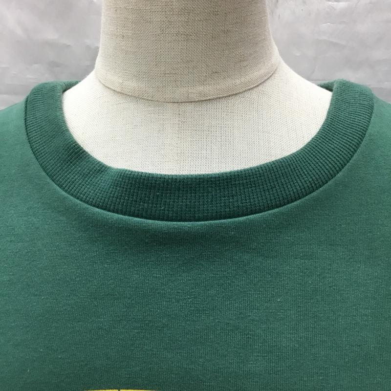 イング INGNI Tシャツ 半袖 1221-100125-00 カレッジTシャツ クルーネック M ロゴ、文字 緑 / グリーン / レディース USED 古着 中古 10115557