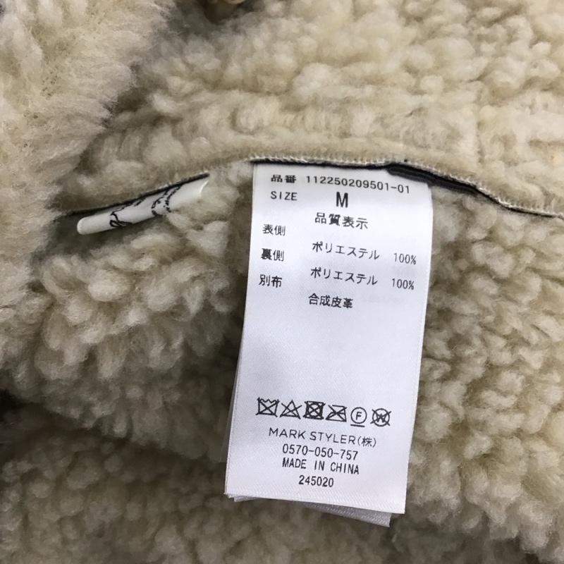 アングリッド Ungrid ジャケット、上着 ジャンパー、ブルゾン 112250209501 フェイクムートンボアブルゾン M 無地 黒 / ブラック / レディース USED 古着 中古 10146819