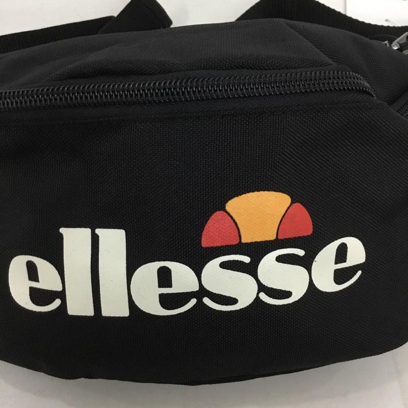 エレッセ ellesse ウエストバッグ ウエストバッグ EB7013 ボディバッグ タグ付き FREE ロゴ、文字 黒 / ブラック / メンズ USED 古着 中古 10128533