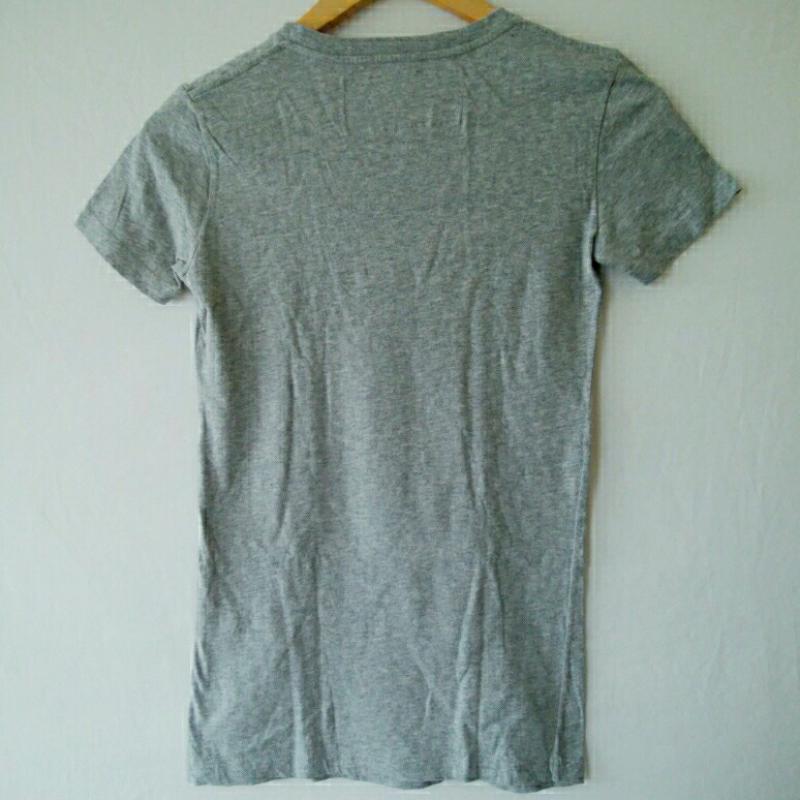 ハイドロゲン HYDROGEN カットソー 半袖 XS 無地 X ロゴ、文字 灰 / グレー /  レディース USED 古着 中古 10029274