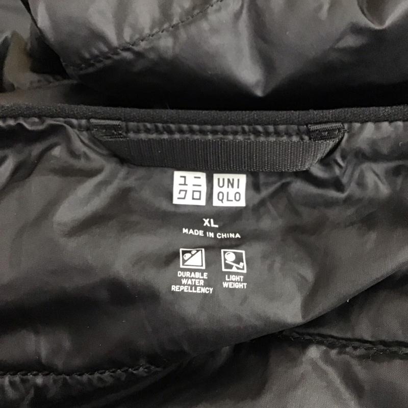 ユニクロ UNIQLO ジャケット、上着 ジャケット、ブレザー 211-409116 ダウンジャケット アウター カジュアルジャケット XL 無地 黒 / ブラック / レディース USED 古着 中古 10109010