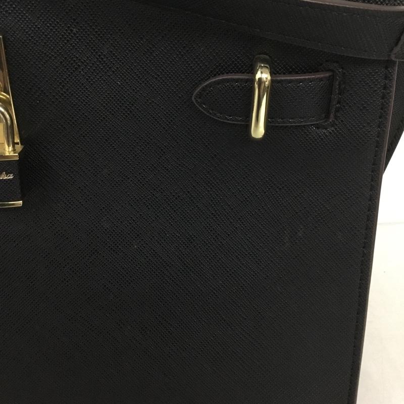 サマンサベガ Samantha Vega ハンドバッグ ハンドバッグ 2WAY ショルダー 鍵 無地 黒 / ブラック / レディース USED 古着 中古 10138338