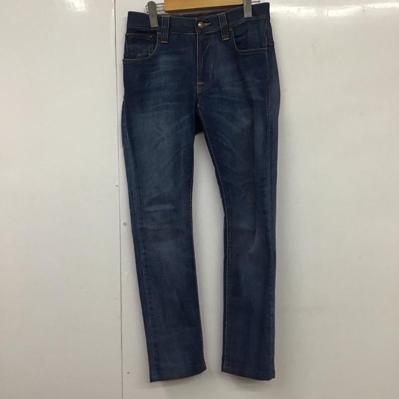 ヌーディージーンズ Nudie Jeans パンツ デニム、ジーンズ デニムパンツ スリムパンツ カジュアルパンツ ストレッチパンツ 28インチ 無地 インディゴ / インディゴ / メンズ USED 古着 中古 10131340