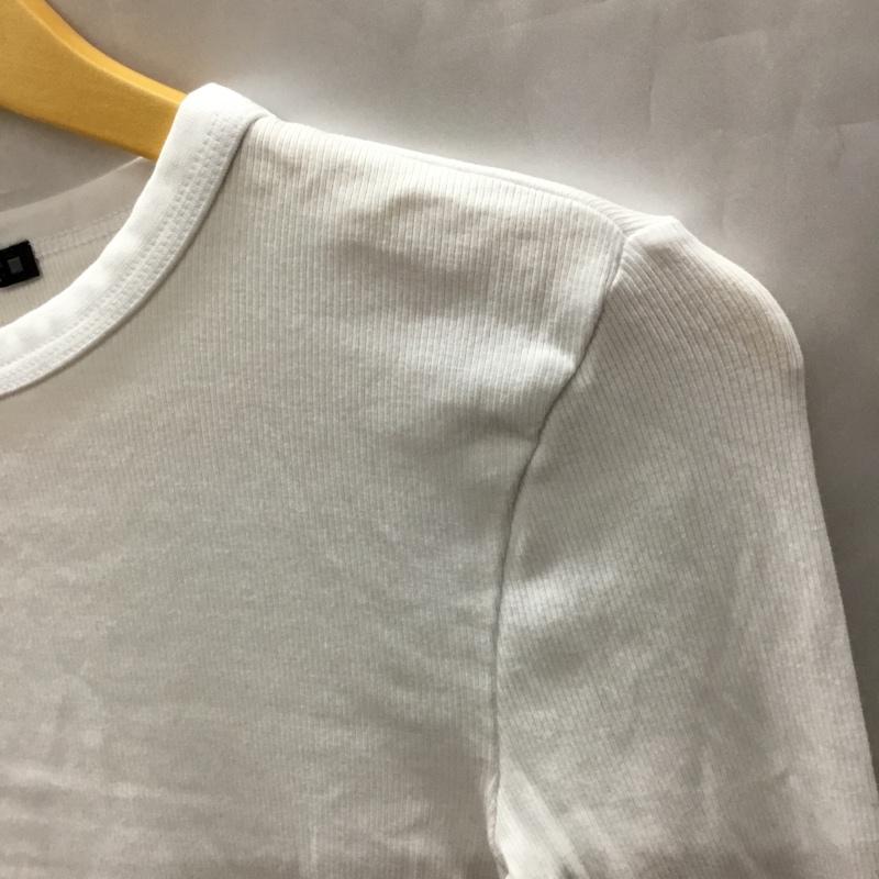 ザラ ZARA Tシャツ 長袖 S 無地 白 / ホワイト / レディース USED 古着 中古 10110840