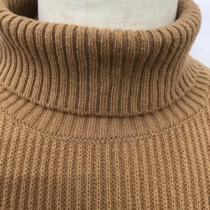 ユナイテッドアローズ UNITED ARROWS ニット、セーター 長袖 長袖ニットカットソー ニット セーター タートルネックニット M 無地 ベージュ / ベージュ / メンズ USED 古着 中古 10123947