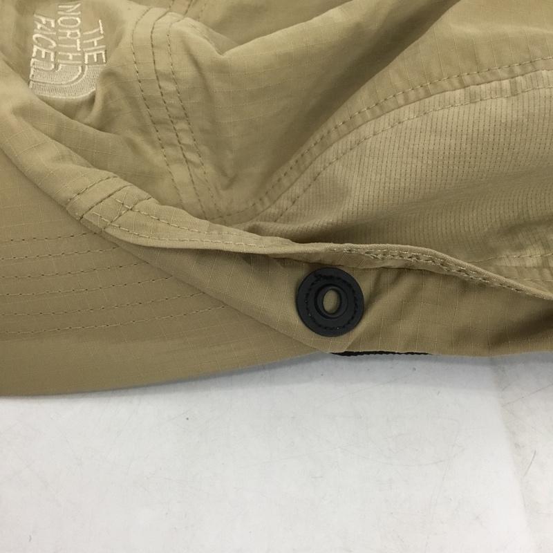 ザノースフェイス THE NORTH FACE 帽子 キャップ NN02308 サンシールドキャップ ロゴ、文字 ベージュ / ベージュ / メンズ USED 古着 中古 10137145