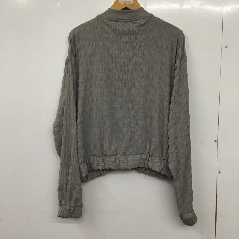 ザラ ZARA ジャケット、上着 ジャンパー、ブルゾン 1165 688 802 薄手ジャケット M 無地 灰 / グレー / レディース USED 古着 中古 10139261