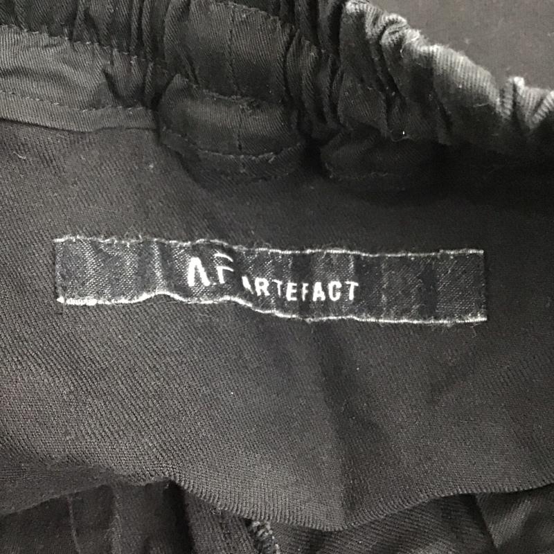 エーエフアーティファクト A.F.ARTEFACT パンツ ワークパンツ、ペインターパンツ カジュアルパンツ スリムパンツ ストレッチパンツ 1 無地 黒 / ブラック /  メンズ USED 古着 中古 10126171