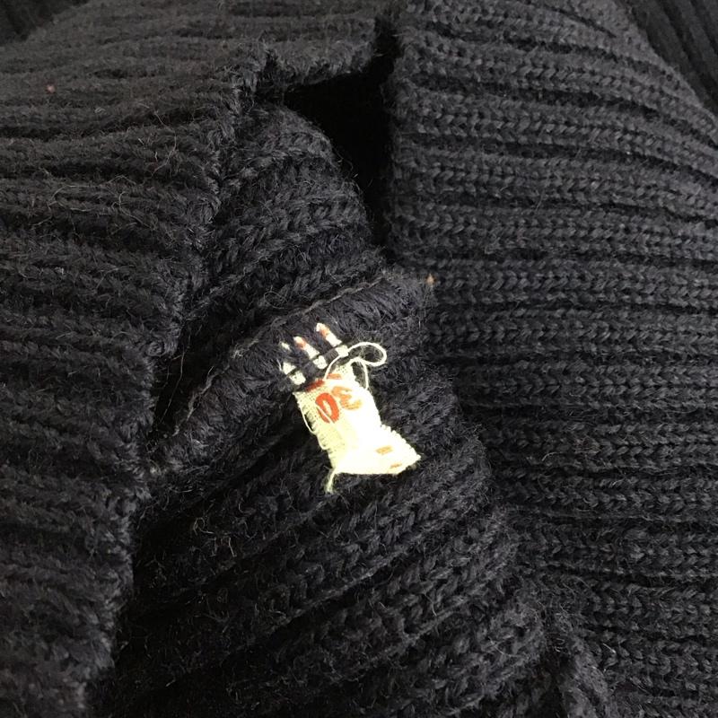 古着 USED ニット、セーター 長袖 長袖ニットカットソー Vネック セーター 48 無地 紺 / ネイビー / メンズ USED 古着 中古 10142970