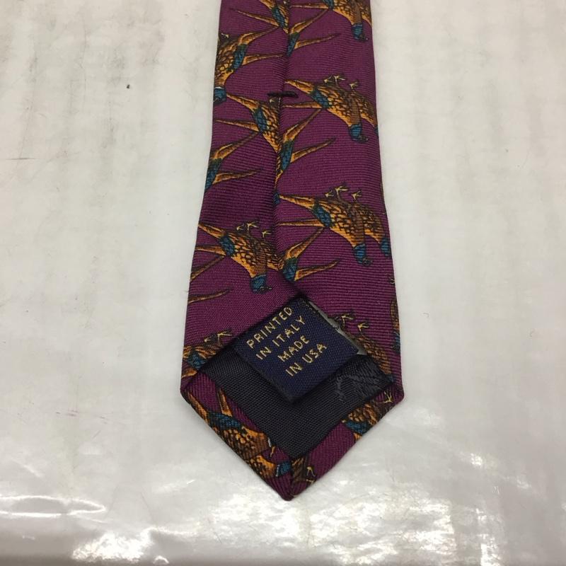 ブルックスブラザーズ BROOKS BROTHERS ネクタイ ネクタイ シルク 総柄 紫 / パープル / メンズ USED 古着 中古 10113405