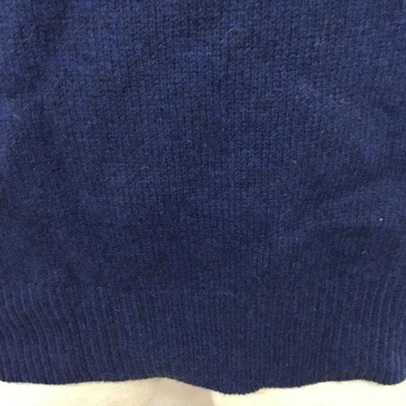 ニューヨーカー ブルー NEWYORKER BLUE ニット、セーター 長袖 長袖ニットカットソー ニット セーター クルーネックニット L 総柄 マルチカラー / マルチカラー /  メンズ USED 古着 中古 10113317