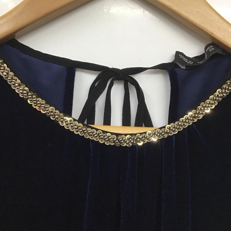 ザラ ZARA ワンピース・ドレス・オールインワン ワンピース・ドレス・オールインワン 3666 050 422 オールインワン バックオープン M 無地 紺 / ネイビー / X 黒 / ブラック / レディース USED 古着 中古 10138678
