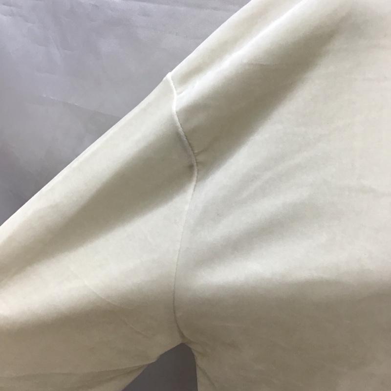 ザラ ZARA カットソー 長袖 1014 422 712 ベロア風 S 無地 アイボリー / アイボリー / レディース USED 古着 中古 10118433