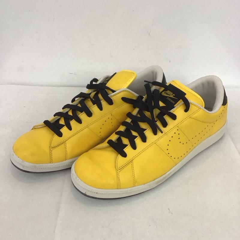 ナイキ NIKE スニーカー スニーカー 375577-771 AIR ZOOM TENNIS CLASSIC ND 28.5cm 28.5cm ロゴ、文字 黄 / イエロー / X 黒 / ブラック / メンズ USED 古着 中古 10139324
