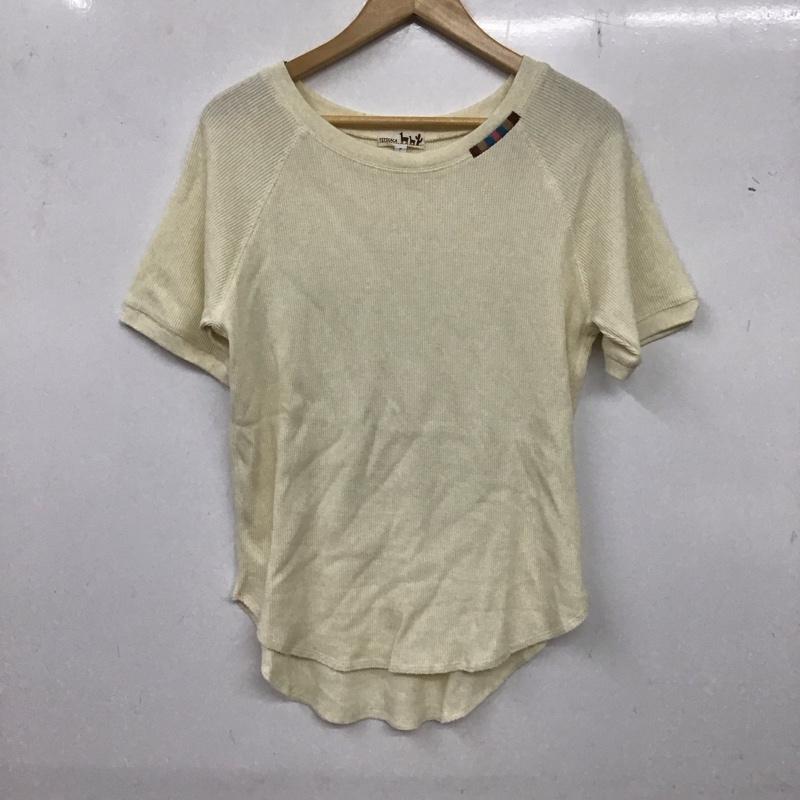 チチカカ TITICACA カットソー 半袖 半袖カットソー 無地Tシャツ クルーネックカットソー FREE 無地 白 / ホワイト / レディース USED 古着 中古 10136274