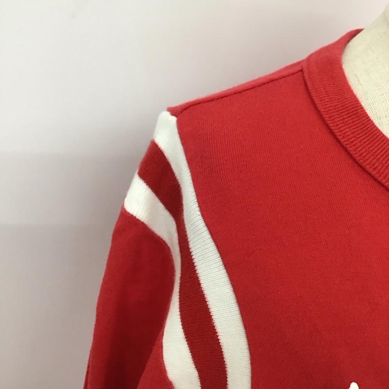 アベイシングエイプ A BATHING APE カットソー 七分袖 七分丈カットソー クルーネックカットソー プリントTシャツ XXS プリント 白 / ホワイト / X 赤 / レッド / レディース USED 古着 中古 10117501