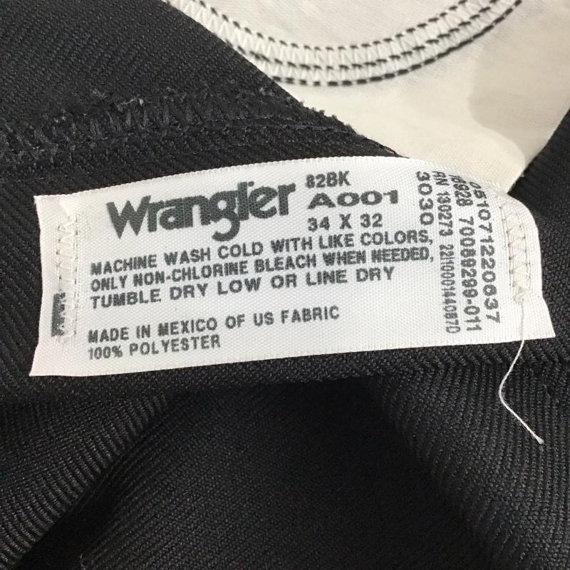 ラングラー Wrangler ボトムス ボトムス ランチャードレス 34 無地 黒 / ブラック / メンズ USED 古着 中古 10129924