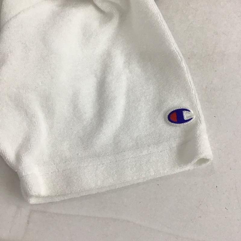 チャンピオン Champion Tシャツ 半袖 c8-p395 半袖カットソー クルーネックカットソー S ロゴ、文字 白 / ホワイト / メンズ USED 古着 中古 10138726