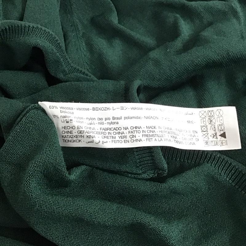 ザラ ZARA カットソー 長袖 M 無地 緑 / グリーン / レディース USED 古着 中古 10139496