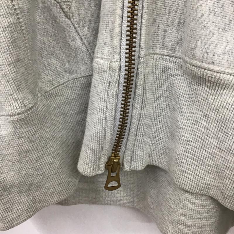 チャンピオン Champion パーカー 長袖 c8-h104 ジップパーカー スウェットパーカー S 無地 灰 / グレー / メンズ USED 古着 中古 10131370