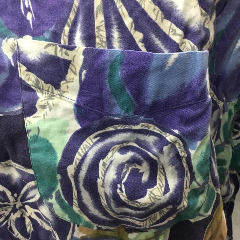 古着 USED シャツ、ブラウス 半袖 半袖シャツ カラーシャツ 半袖カットソー アロハシャツ 古着 L 総柄 マルチカラー / マルチカラー / メンズ USED 古着 中古 10106405