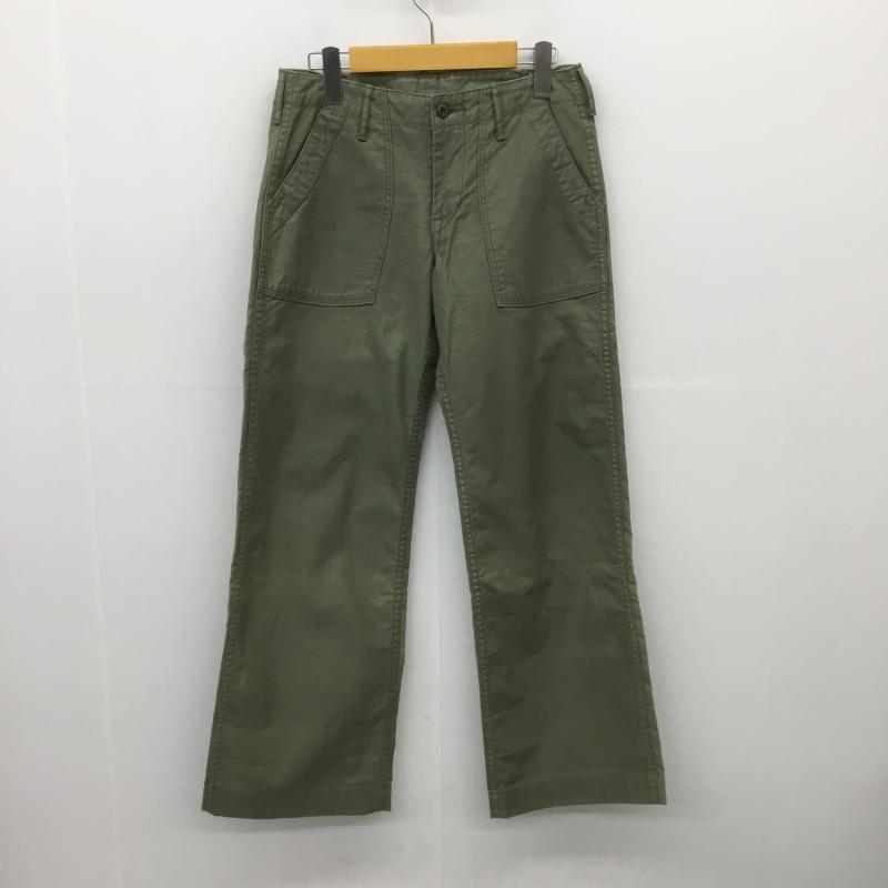 オアスロウ orSlow パンツ ワークパンツ、ペインターパンツ ベイカーパンツ 1 無地 カーキ / カーキ / メンズ USED 古着 中古 10084448