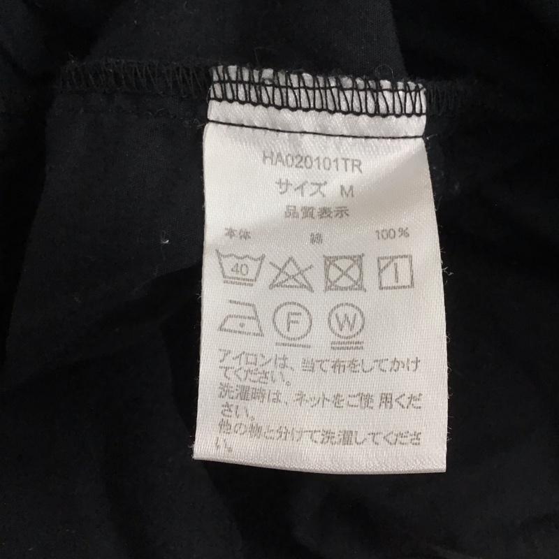 ハレ HARE シャツ、ブラウス 半袖 HA020101TR パイピングBIGシャツ M 無地 黒 / ブラック / メンズ USED 古着 中古 10129127