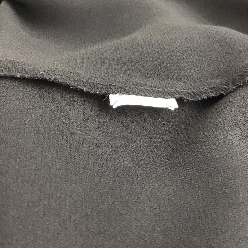 ザラベーシック ZARA BASIC ワンピース ロングスカート 半袖ロングワンピース フレアスカート レース XL 無地 黒 / ブラック / レディース USED 古着 中古 10143729