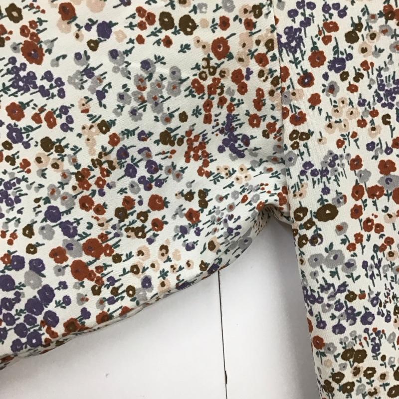 チャオパニック CIAOPANIC ワンピース ロングスカート 長袖シャツワンピース 前空きロングワンピース ウエスト切り替え M 総柄 マルチカラー / マルチカラー / レディース USED 古着 中古 10135188