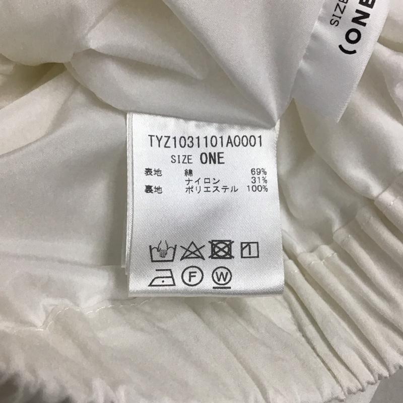 チャオパニックティピー CIAOPANIC TYPY スカート ロングスカート 無地 白 / ホワイト / レディース USED 古着 中古 10131188