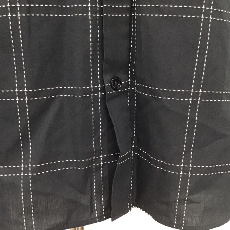 ヒューゴボス HUGO BOSS シャツ、ブラウス 長袖 長袖シャツ チェックシャツ カラーシャツ 長袖カットソー L チェック 紺 / ネイビー /  メンズ USED 古着 中古 10110388
