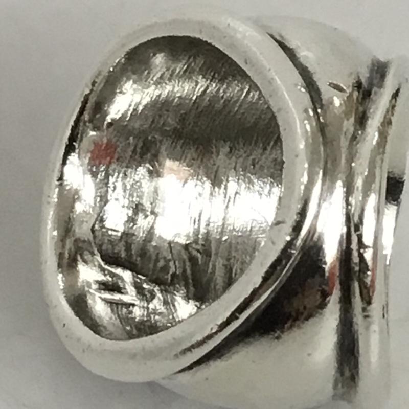 ゴッドサイズ GODSIZE アクセサリー 指輪 クロスリング 16号 銀 / シルバー / メンズ USED 古着 中古 10130781