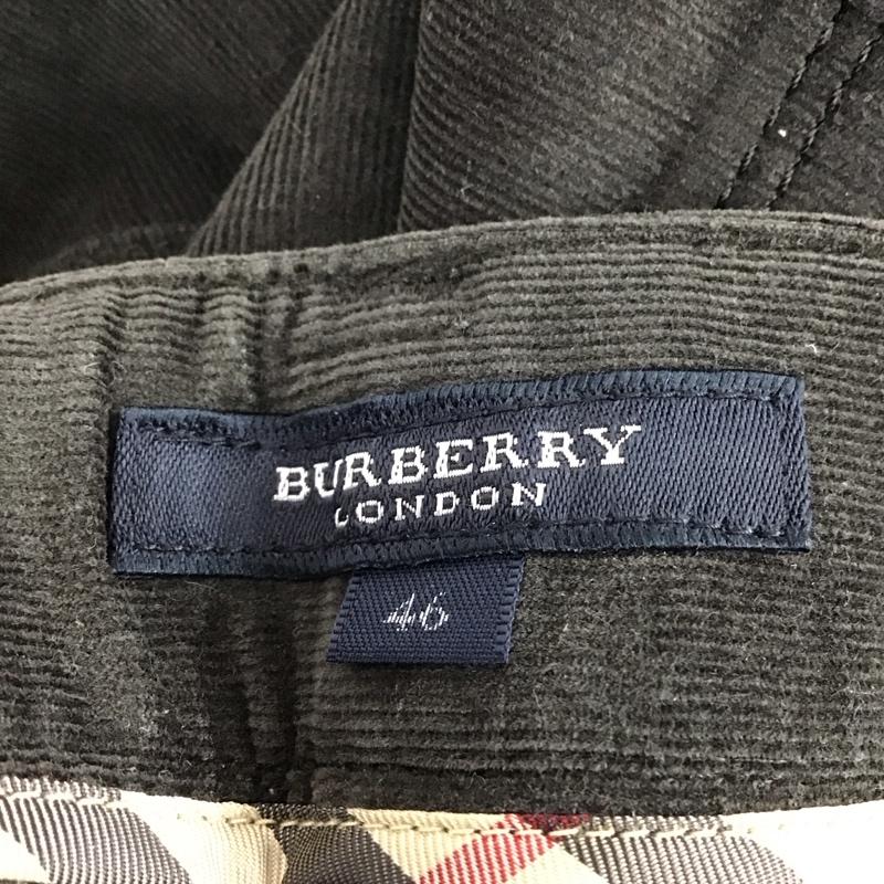 バーバリーロンドン Burberry London パンツ デニム、ジーンズ コーデュロイパンツ スリムパンツ カジュアルパンツ 46 無地 黒 / ブラック /  メンズ USED 古着 中古 10122477