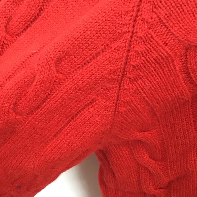 ブルックスブラザーズ BROOKS BROTHERS ニット、セーター 長袖 長袖ニットカットソー ニット セーター クルーネックニット M 赤 / レッド / メンズ USED 古着 中古 10112789