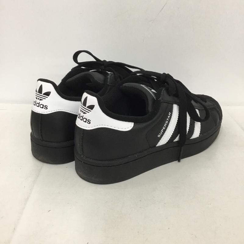 アディダス adidas スニーカー スニーカー JI0079 Superstar2 22cm 22.0cm ロゴ、文字 黒 / ブラック / X 白 / ホワイト / レディース USED 古着 中古 10137389