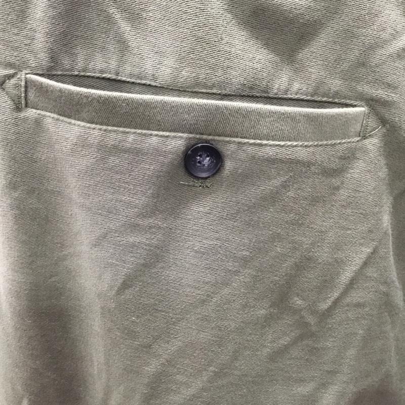 レリューム relume パンツ ワークパンツ、ペインターパンツ 22-030-464-0420-2-0 ワイドパンツ ストレッチパンツ カジュアルパンツ L 無地 カーキ / カーキ /  メンズ USED 古着 中古 10121965