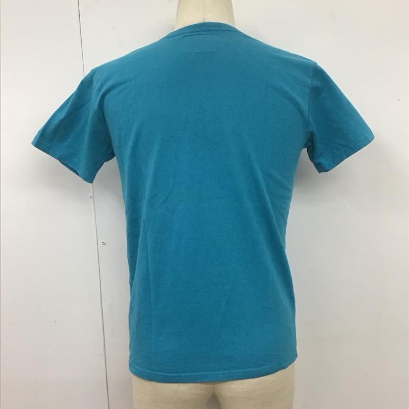 ナンバーナイン デニム NUMBER (N)INE DENIM Tシャツ 半袖 半袖カットソー 無地Tシャツ Vネックカットソー M 無地 青 / ブルー / メンズ USED 古着 中古 10107250