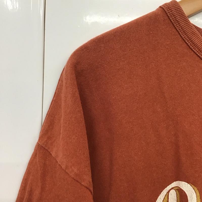 ニコアンド niko and... Tシャツ 半袖 M プリント 茶 / ブラウン / レディース USED 古着 中古 10131849